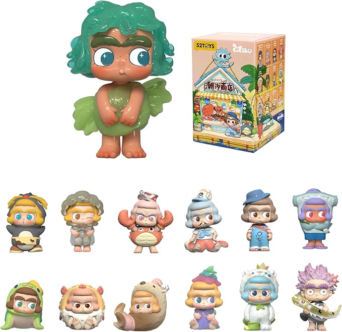 52TOYS CiCiLu The Tide Shop Series Blind Box, 1Pc Collectible Toy Kawaii Action Figures Creative Gift Room Decor Desktop Decoration 2.36 Inch, Gift for Birthday Partpy