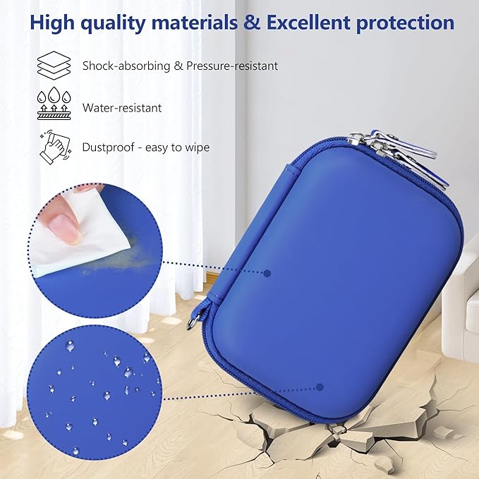 Carrying Case for Bitzee Disney/Magicals/Wizarding World Harry Potter Interactive Characters Inside Interactive Toy Digital Pet, Disney Toys & Digital Pet Kids Toys for Girls & Boys, Deep Blu