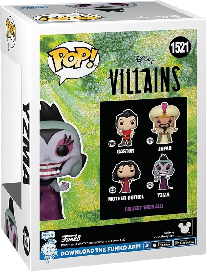 Funko POP Disney: Villains - Yzma - Disney Villains - Collectable Vinyl Figure - Gift Idea - Official Merchandise - for Kids & Adults - Movies Fans - Model Figure for Collectors and Display