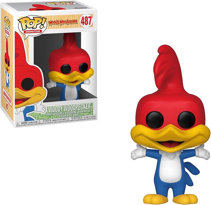 Funko Pop Animation: Woody Woodpecker - Woody (Styles May Vary) Collectible Figure, Multicolor