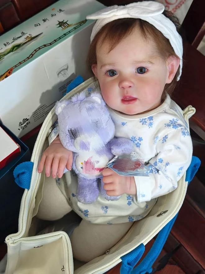 Lifelike Reborn Baby Dolls Girls 20 Inch Soft Body Realistic Handmade Real Life Baby Dolls That Look Real Newborn Girl Baby Doll with Clothes Accessories Toy Xmas Birthday Gifts for Kids