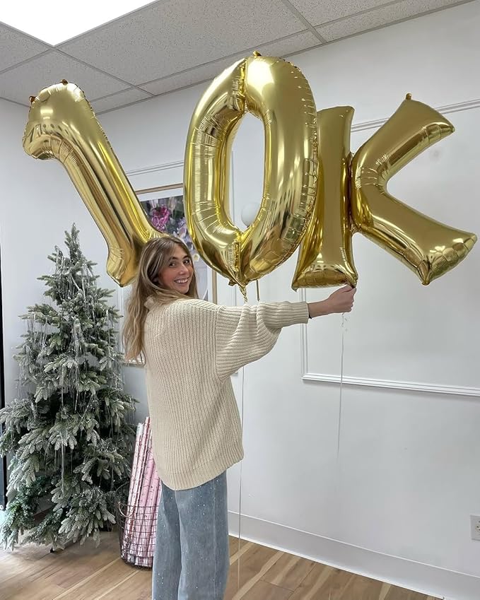 Champagne Gold 3 Balloon, Number Balloons 40 Inch, Light Gold 3rd Birthday Decorations for Kids Girls Women Party Supplies for Party Decorations, Number 3 Balloon