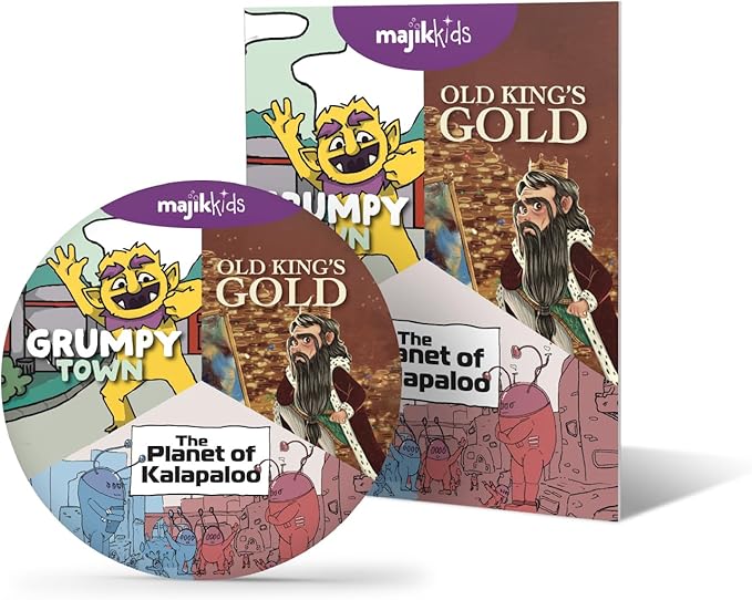 Majik Kids Little Leaders Collection StoryShield, Educational Audio Content with Disney Tales, Screen-Free Entertainment for Ages 3-6, English Language, 60 Minutes