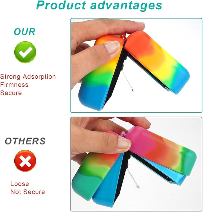 YouKnow Silicone Case for Bitzee Magicals Interactive Toy Digital Pet and Case, Protective Skin Sleeve for Bitzee Virtual Electronic Pets Accessories (Case Only) (Colorful)