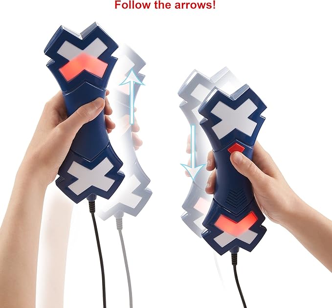 Mattel Games Crossed Signals Electronic Action Game with 4 Light Wands, Play Solo or with Up to 4 Players, Ages 8+, Improve Hand-Eye Coordination and Reaction Time