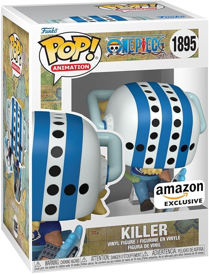 Funko Pop! Animation: One Piece - Killer - Amazon Exclusive - Collectable Vinyl Figure - Gift Idea - Official Merchandise - Toys for Kids & Adults - Anime Fans - Model Figure for Collectors