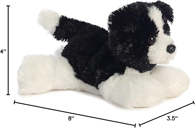 Aurora® Adorable Mini Flopsie™ Cami™ Stuffed Animal - Playful Ease - Timeless Companions - Black 8 Inches