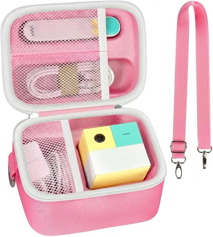 Againmore Case Compatible with Nex Playground Active Play System, Video Game Console Storage Holder Bag with Custom Slots for Device, HDMI Power Cord, Remote Control and Accessories-Pink(Box Only)