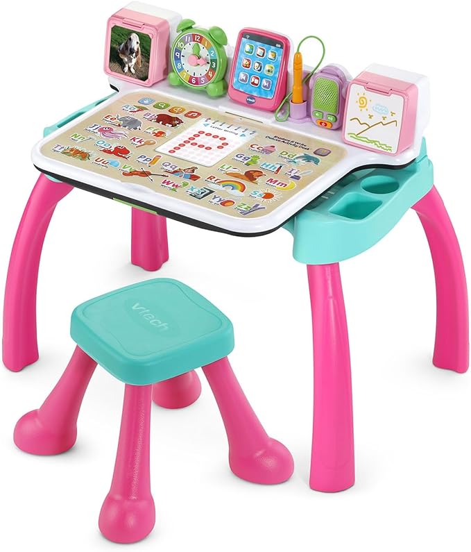 VTech Explore and Write Deluxe Activity Desk (Frustration Free Packaging), Pink