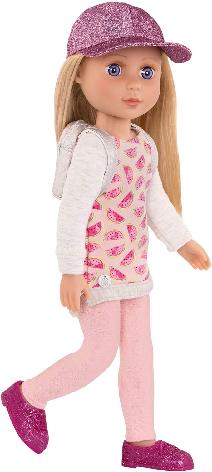 Glitter Girls – 14-Inch Doll Clothes – Head to Toe Glimmer Tunic & Leggings Deluxe Outfit, Pink 3+ Years – Children’s Toys