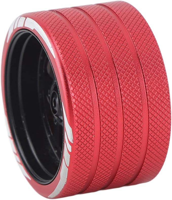 Acouto Lightweight Aluminum Alloy Remote Control Handwheel with Simulation Disc for NB4 RC Car - Enhance Performance & (C Type)