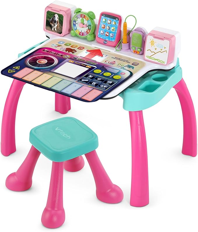 VTech Explore and Write Deluxe Activity Desk (Frustration Free Packaging), Pink