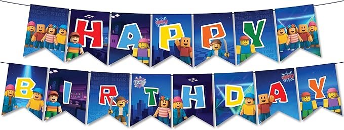 Video Game Birthday Decorations Happy Birthday Banner for Boys 10ft Pixel Backdrop Villager Gaming Birthday Party Decorations Video Game Backdrop for Kids Miner Boys Bdy Party Decorations