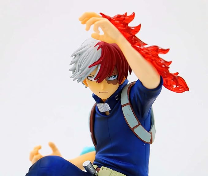 MHA Todoroki Shoto Figure,MHA Figure Anime Cartoon Characters Statue Collectibles Model Figure PVC Statue Model Doll Desktop Decoration Ornaments Action Figure Statue