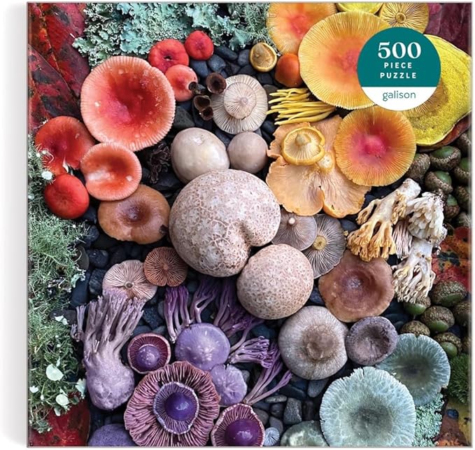 Galison, Shrooms in Bloom 500 Pieces Puzzle