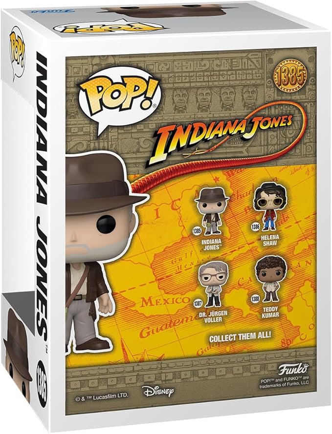 Funko Pop Movies: Indiana Jones and The Dial of Destiny - Indiana Jones - Collectable Vinyl Figure - Gift Idea - Official Merchandise - Toys for Kids & Adults - Action/Adventure Fans