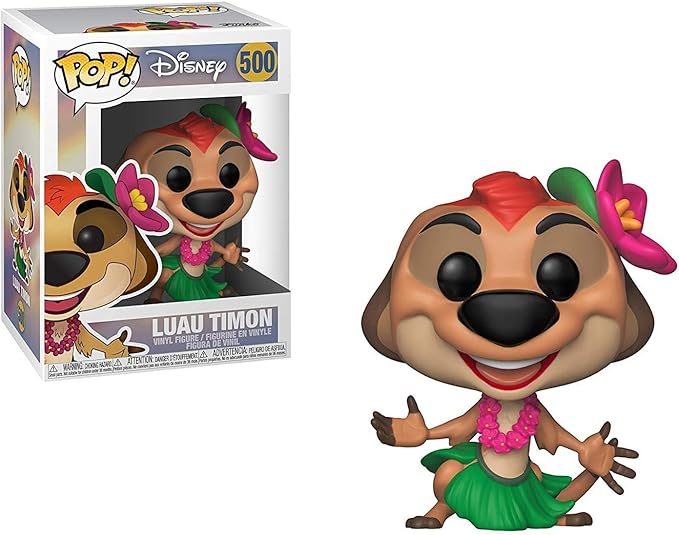 Funko Pop! Disney: Lion King - Luau Timon Toy, Multicolor