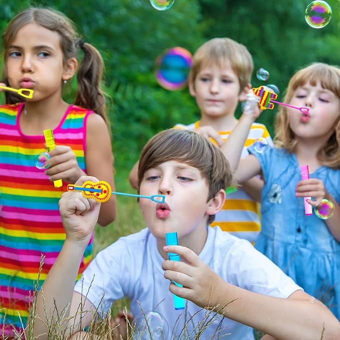 Fiesta Party Favors,24Pcs Mexican Taco Bubble Wand for Cinco De Mayo Fiesta Birthday Party Supplies,Classroom Prizes Pinata Goodie Bag Stuffers Gifts