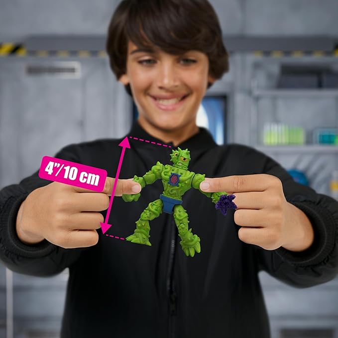 MrBeast Lab Hybrids Mega Pack, Reveal Different Hybrid Parts to Create 5 Mix & Match Action Figures, Including a Mega Torso Panther Experiment to Reveal Real Colors, Collect 30+ Beasts