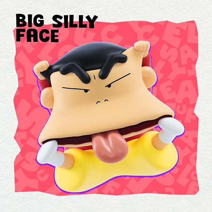 52TOYS Crayon Shinchan Comical Shinchan Blind Box, 1PC Action Figure Collectible Toy Kawaii Creative Gift Room Decor Desktop Decoration, Gift for Birthday Party