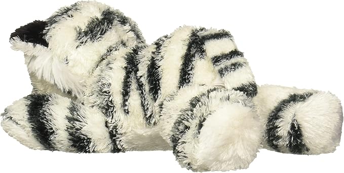 Aurora® Adorable Mini Flopsie™ Shazam™ Stuffed Animal - Mini Companions Ready for Playful Adventures - for Kids All Ages, Toddlers, Adults, and Families - White 8 Inches