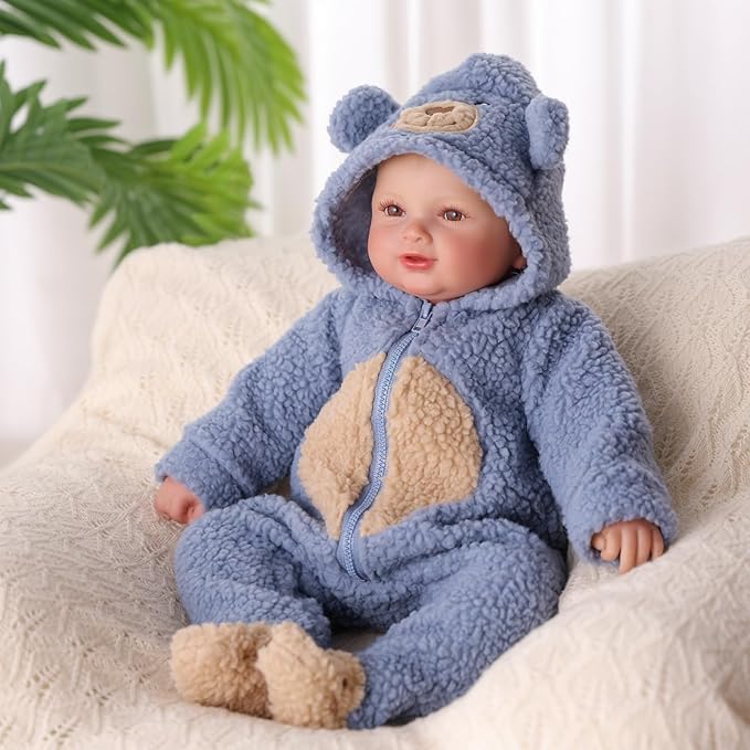 BABESIDE Lifelike Reborn Baby Dolls Boy- 20 Inch Cute Soft Vinyl Realistic Newborn Baby Doll with Poseable Body, Real Life Baby Dolls with Accessories Perfect for Cuddling, Playtime, and Gift Giving