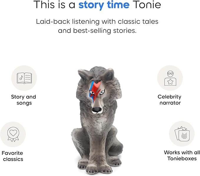 Tonies Kids Classical Music Audio Toy Figurine Featuring Peter & The Wolf and The Carnival of The Animals, narrated by Celebrity Voices