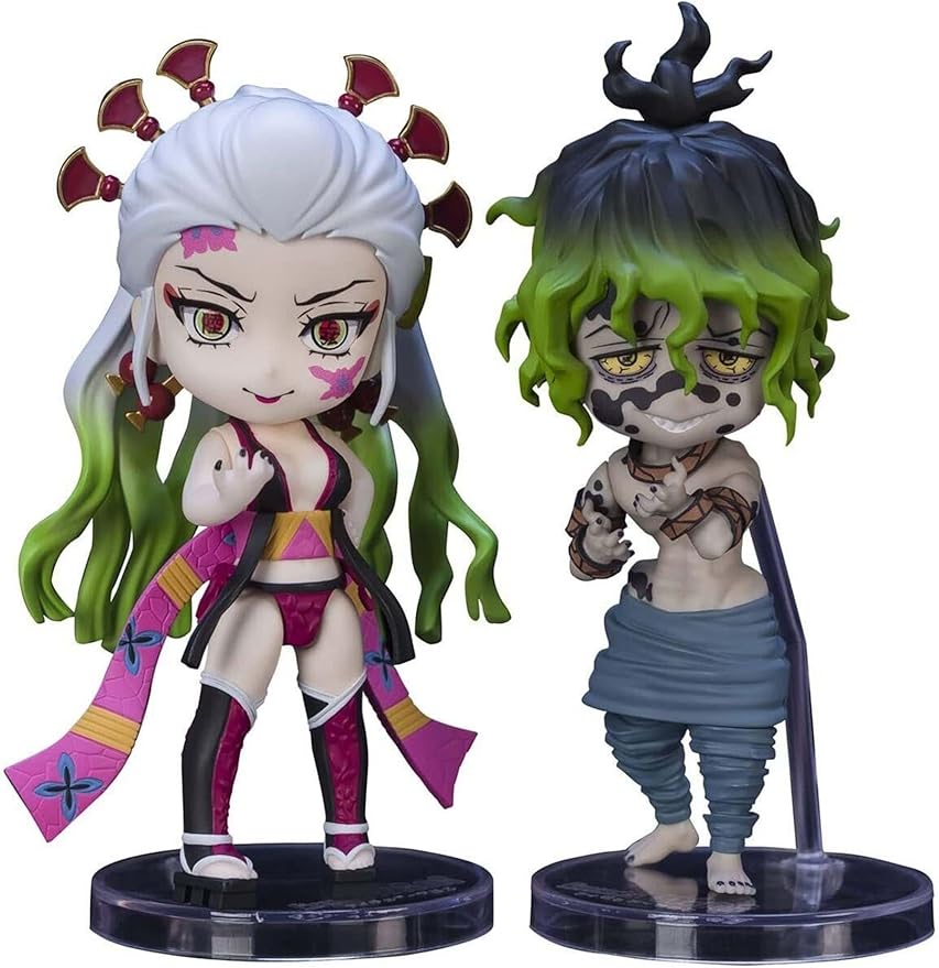 TAMASHII NATIONS - Demon Slayer: Kimetsu no Yaiba - Daki and Gyutaro, Bandai Spirits Figuarts mini Action Figure