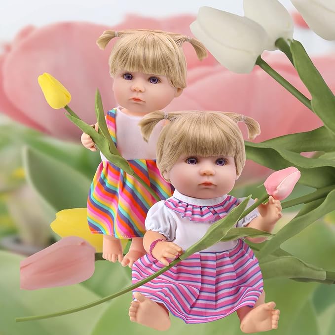 Alive Doll Clothes: 12 Sets Colorful Princess Dress, Romper, Sweater Costume & Accessories for 12-14 Inch Dolls - Perfect for Christmas & Birthday Gifts