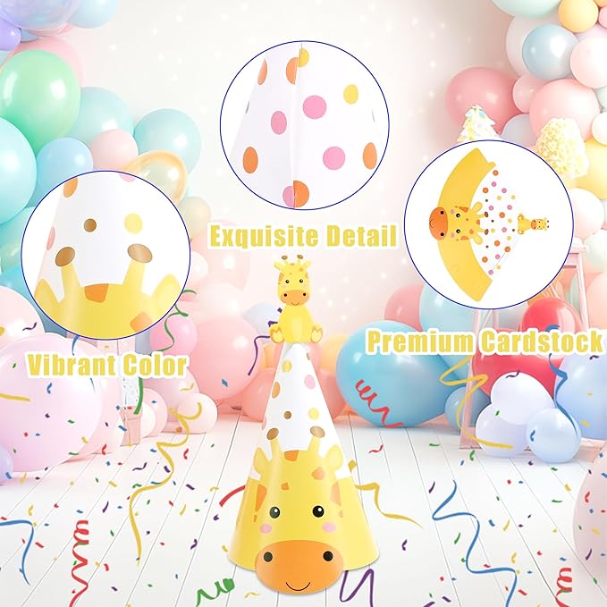 CANREVEL Party Hats for Adults, Party Supply for Party Decorations, Party Headwear for Birthday Celebration for Women Men
