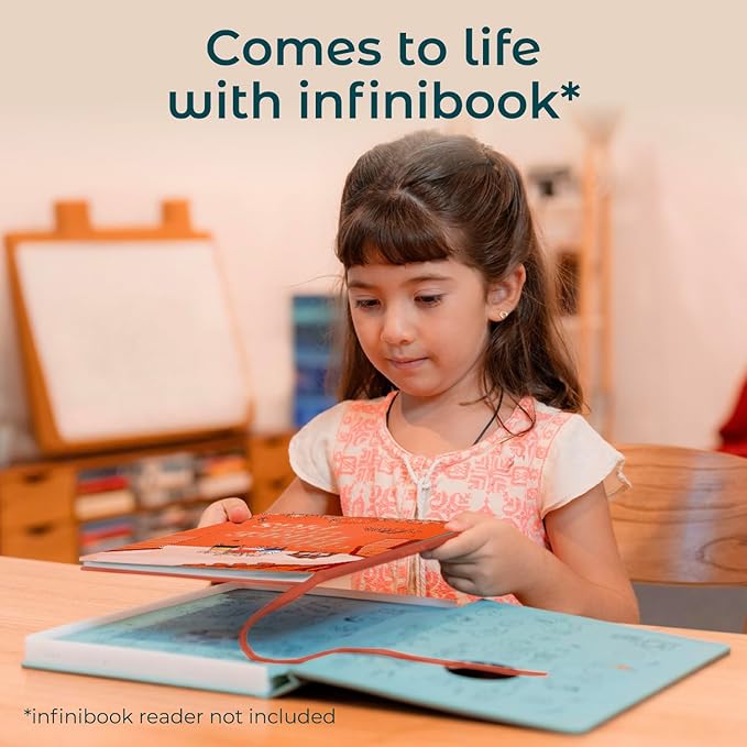 Cali’s Books The Three Little Pigs Infinibooklet - Interactive & Recordable Storybook with infinibook Reader for Kids, Learning Through Reading and Play