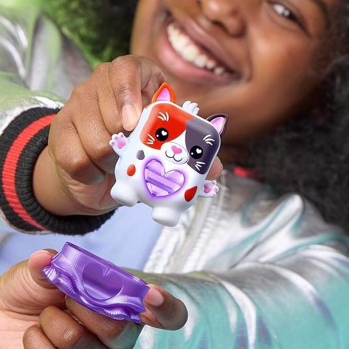 Purrnelope The Calico Kitty, Electronic Pet Cat, 70+ Responses, Interactive Fidget Toys for Girls & Boys Ages 5+