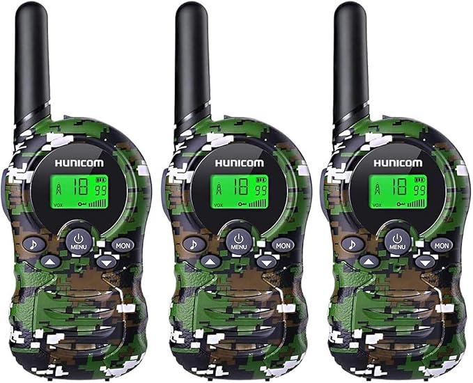 Walkie Talkies for Kids Toys Gifts 3 Packs-FRS 2 Way Radio walky Talky, Birthday Gift Present for 3-12 Years Old Boys Girls
