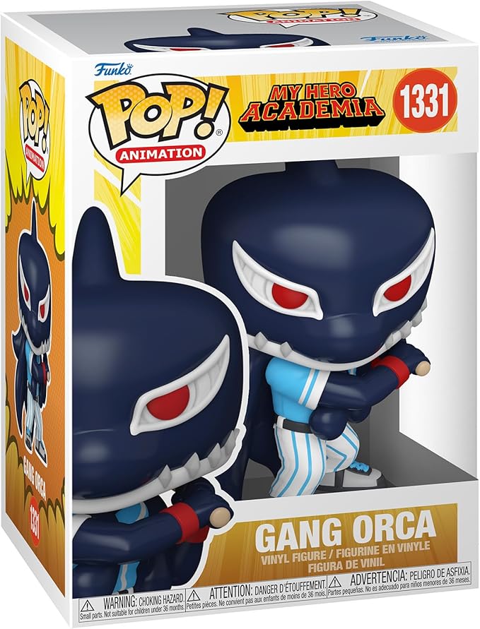 Funko Pop Animation: My Hero Academia (MHA) - Hero League Baseball, Gang Orca - Collectable Vinyl Figure - Gift Idea - Official Merchandise - Toys for Kids & Adults - Anime Fans
