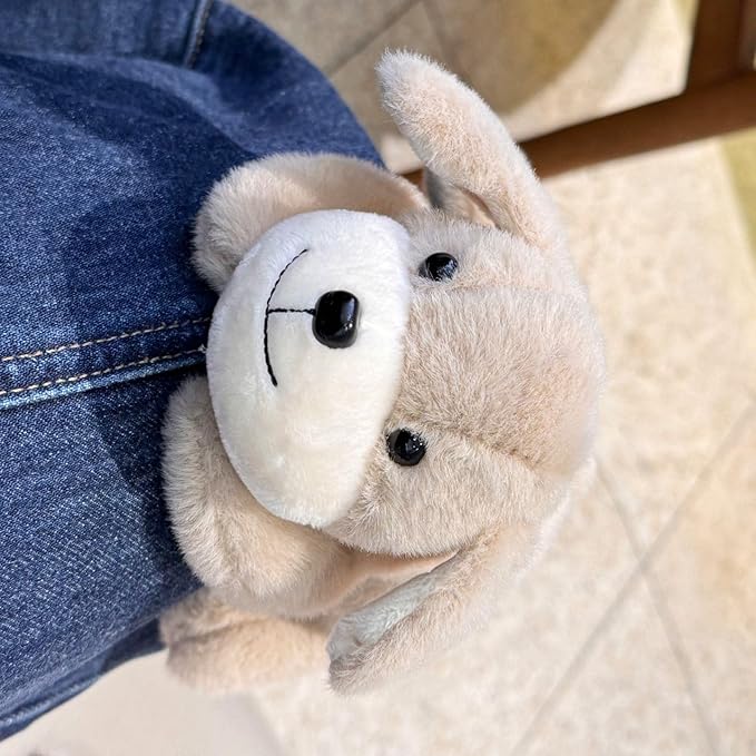 Dog Stuffed Animal Cute Plush Doll Toy 7 inch for Girls Boys Christmas (pa Yellow Dog)