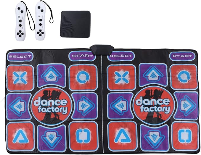 Dance Pad for Adult Kids, Electronic Dance Mat for TV, Music Double Dance Pad with Handle, for Early Education, Exercise, Yoga Dancing