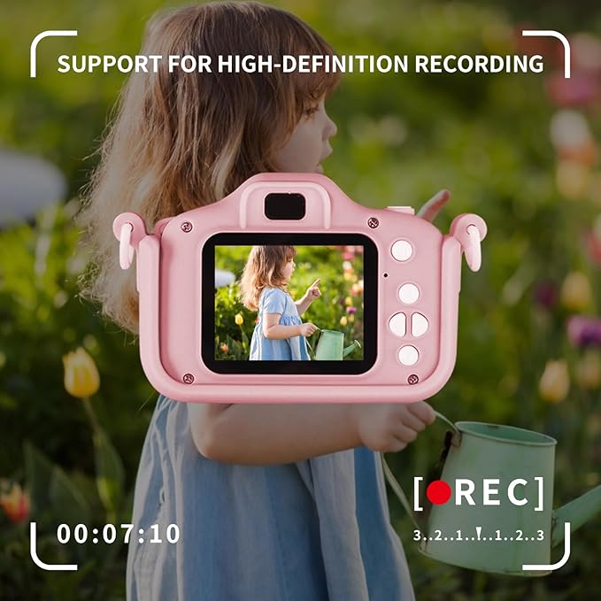 Kids Camera, 2.0 Inch LCD Screen,32GB SD Card, Gift for Girls