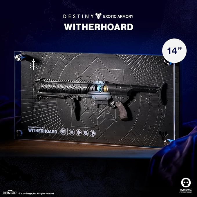 Numskull Witherhoard Figure 14x7 (35x18cm) Limited Edition Replica Plaque - Official Destiny 2 Merchandise - FPS Sci-Fi Action Video Game Figurine