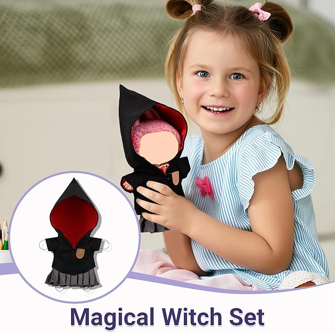 Magic Academy Style Doll Clothes Accessories, 17cm Doll Outfits for Display, Photo Props, Collectors, Birthday Halloween