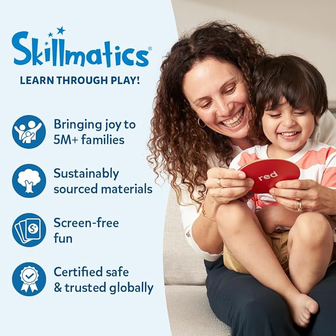 Skillmatics Party Favors (Pack of 15) - Can You Spy Animals Card Set, Search & Find Game for Kids, Goodie Bag Toy & Educational Gift for Girls & Boys Ages 4, 5, 6, 7