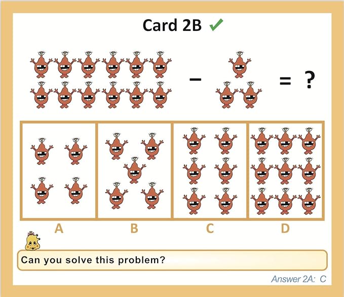 TestingMom.com Gifted Learning Flash Cards – Math Concepts for 1st Grade - 2nd Grade – Addition, Subtraction, Fractions, and More for Grade 1 - Grade 2 CogAT Test, Iowa Test, NYC Gifted and Talented