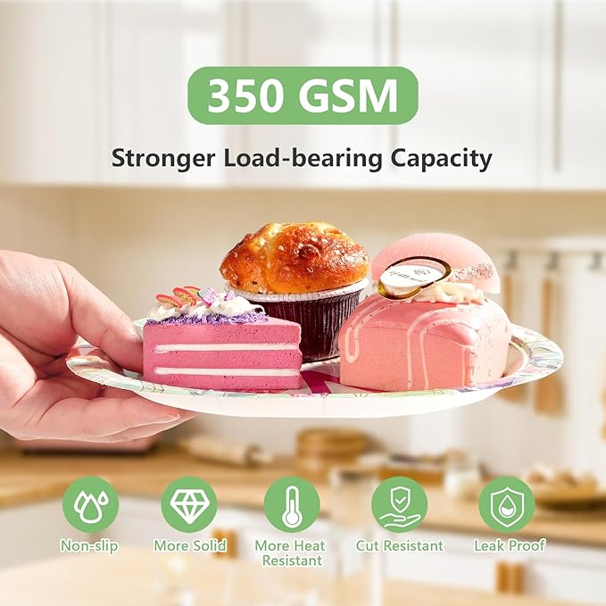 96Pcs 1st Birthday Party Supplies Gem Stone Plates and Napkins Our Little Precious Gem is Turning One Green Crystal Jewel Tableware Sets for 1st Birthday Girl Boy One Year Old Party Serve 24