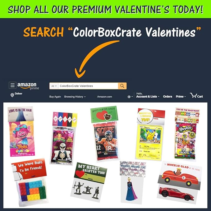 Power Rangers Party Favors, We Make A Great Team 10 Pack, New Power Rangers Party Supplies or Valentines Day Cards for Kids School Classroom Exchange, Creative Pre Assembled Gift Idea