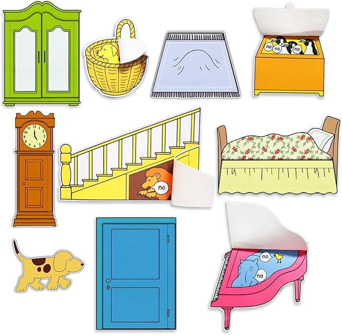 Wheres Spot Felt 10 Pcs Board Stories Pieces Set Story FeltsKindergarten Storytelling Felt Toys Flannel Board Stories for Preschool