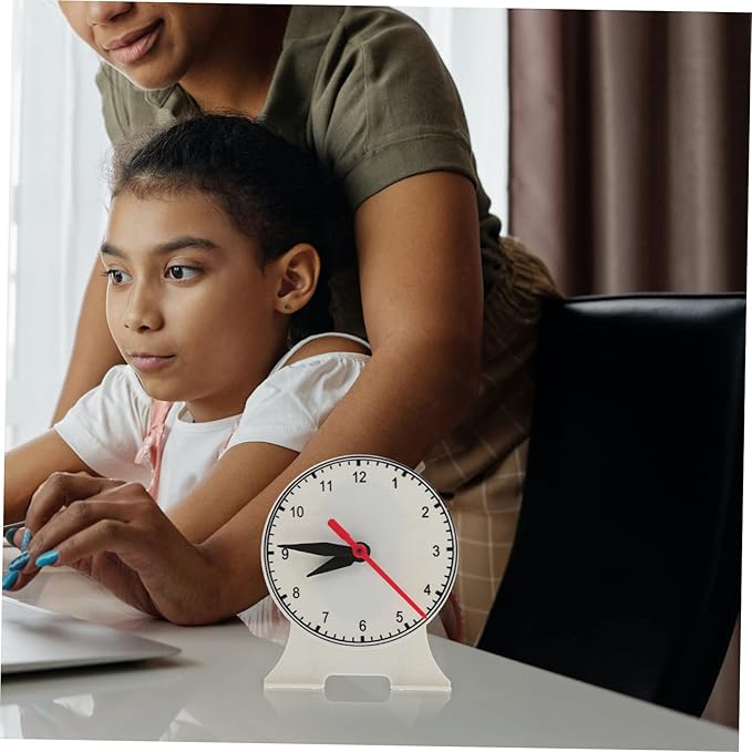 IMIKEYA Clock Learning Model Interactive Teaching Clock for Early Education Engaging Classroom Display Design for Telling Practice for Students and Homeschooling Activities