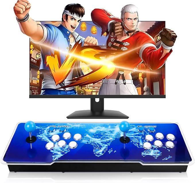 2026 Upgraded Arcade Console, Pandora Box,WiFi Download Games, Built in 36,800 Games,PSP/DC/N64 Simulators,3D Game, 4K HDMI Output, Suitable for TV/PC/Projector, 256GB TF Card, Retro Game Console