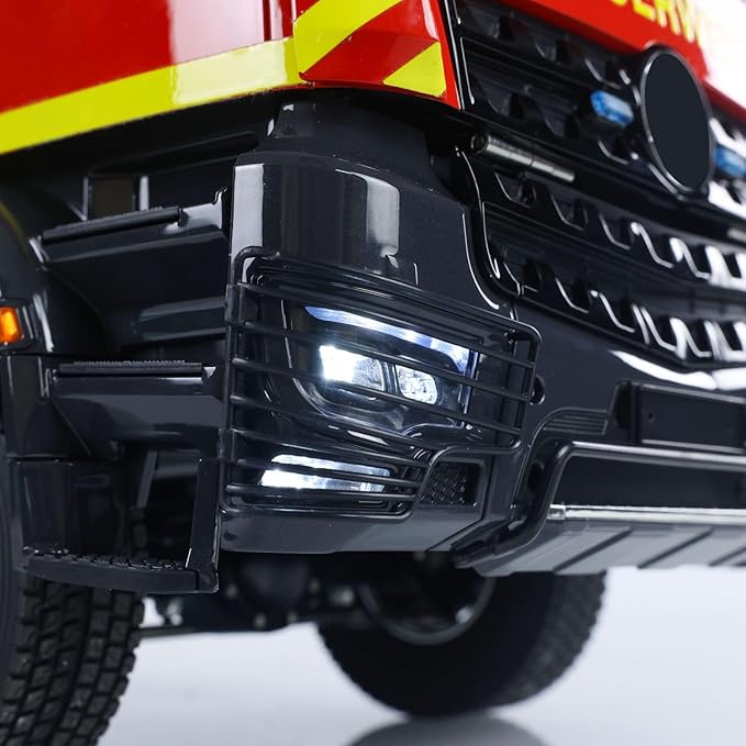 1/14 RTR Electric Model Car 4X4 Metal Axles Gearbox Remote Control Fire Fighting Vehicle Bz Flysky I6S Radio 2Speed Light Sound