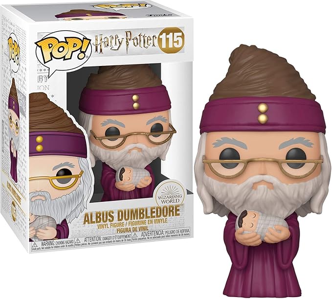 Funko Pop! Harry Potter: Harry Potter - Dumbledore with Baby Harry, Multicolor
