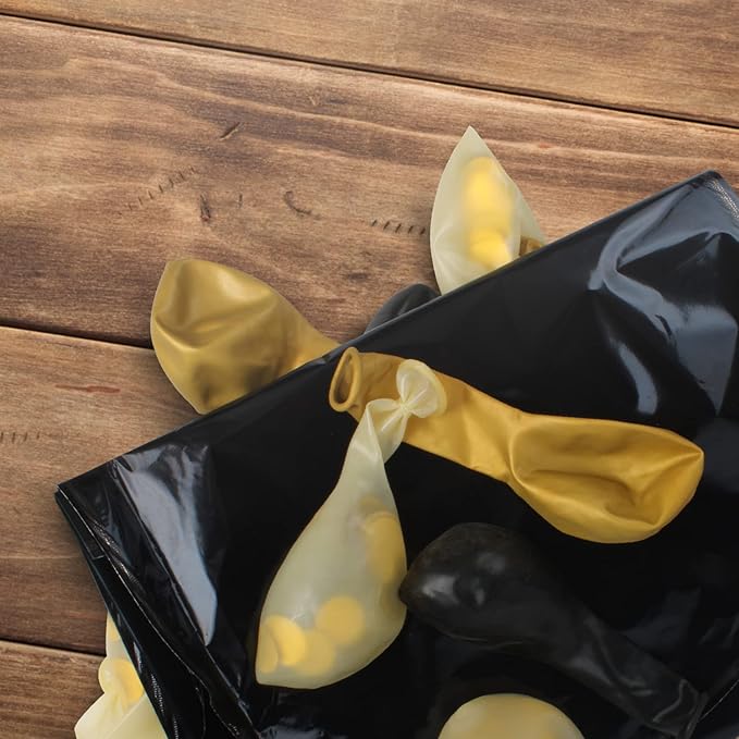 Happy 90th Birthday Balloons Black Set Decor - Cheers to 90 Years Old Party Theme Garland Banner Backdrop Decorations For Women and Men Supplies