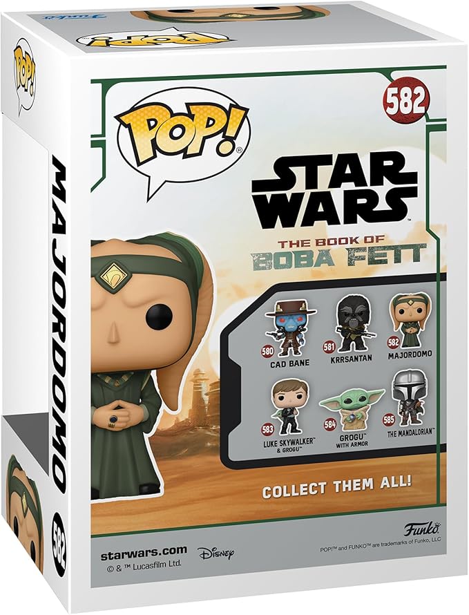 Funko Pop Star Wars: The Book of Boba Fett - Majordomo - Collectable Vinyl Figure - Gift Idea - Official Merchandise - Toys for Kids & Adults - Sci-Fi Fans - Model Figure for Collectors and Display